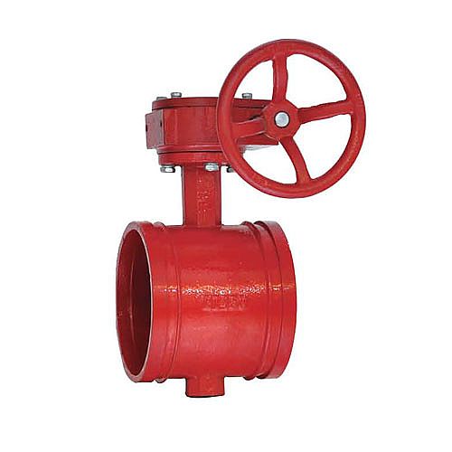 D381X消防溝(gōu)槽蝶閥(fá)